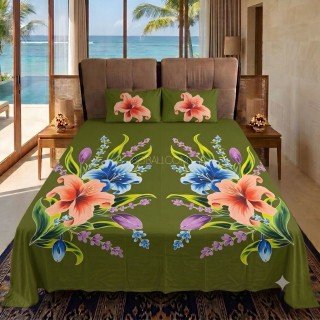 Bedsheet Hand Painted Handmade in Bali